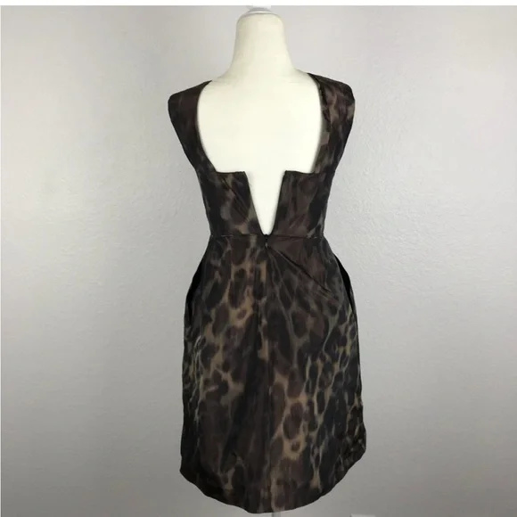Banana Republic Petite Animal Print Dress - Picture 6 of 7